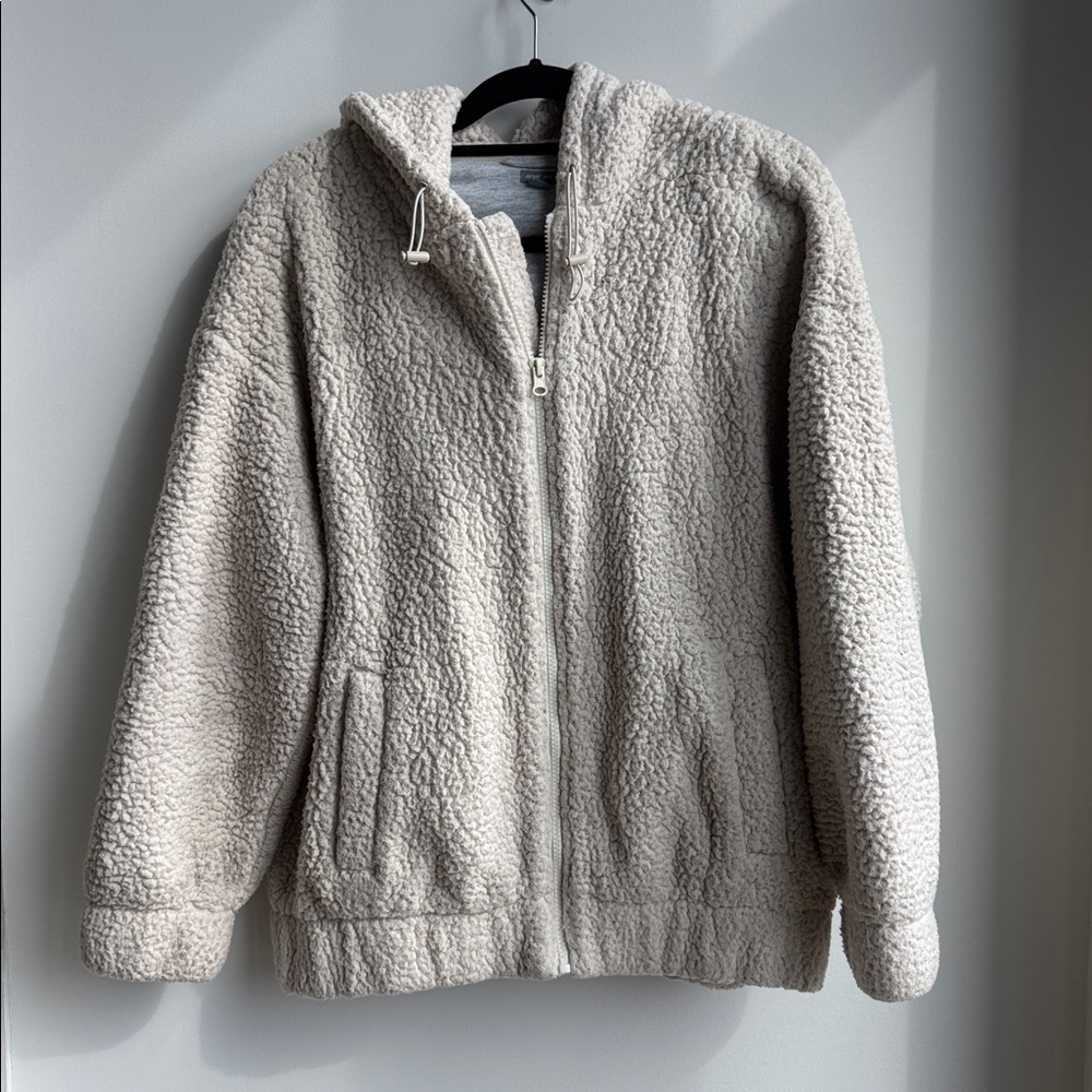 Aerie Cream Sherpa Jacket Size XS